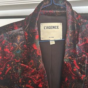 Leganxe velvet blazer